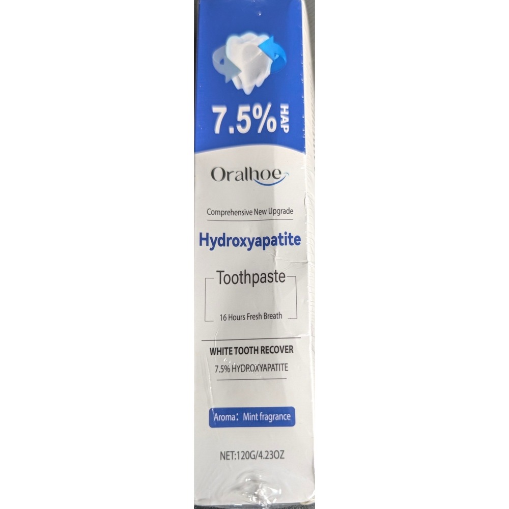 Oralhoe 7.5% Hydroxyapatite Toothpaste Mint Fragrance 120g 4.23oz Whitening